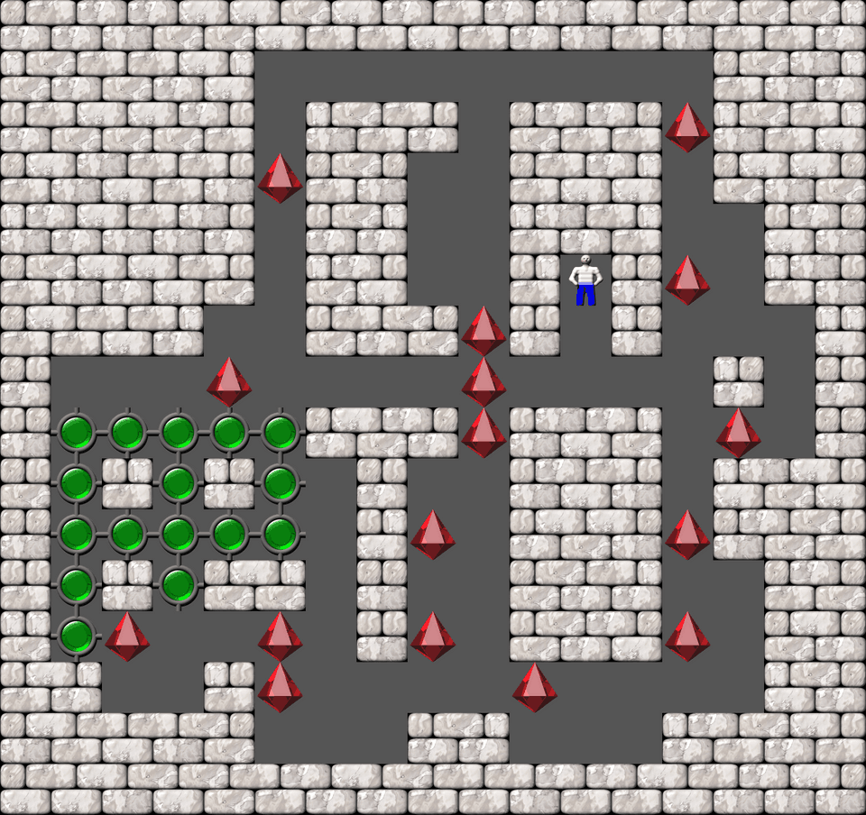 Сокобан More Bugs collections уровень 168